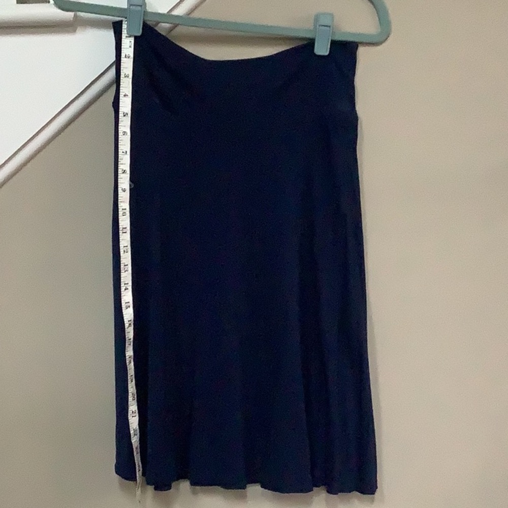 Navy blue jersey feel skirt
